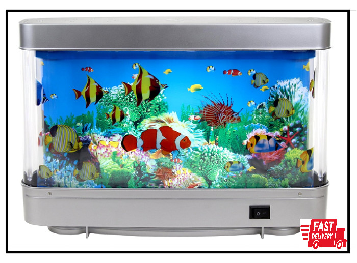 Lightahead Artificial Tropical Fish Aquarium Decorative Lamp Virtual Ocean in A