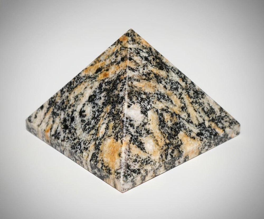 Zebra Jasper Healing Stone Pyramid