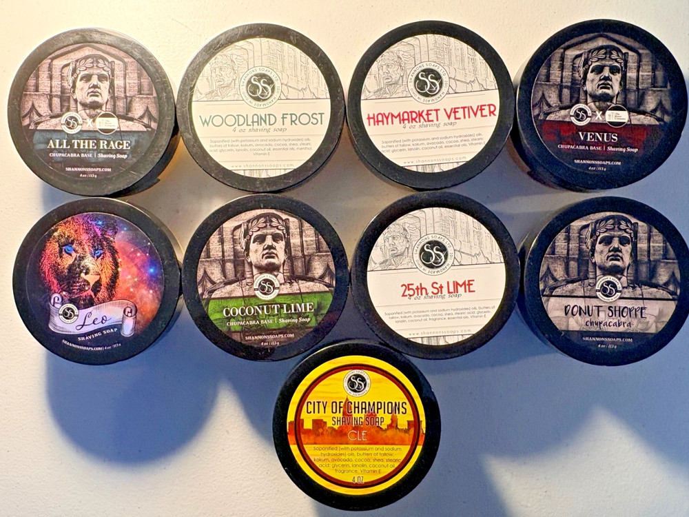 Shannon’s Soaps Shave Soap Sets, Soaps, or Aftershave Splash (Pick & Choose)