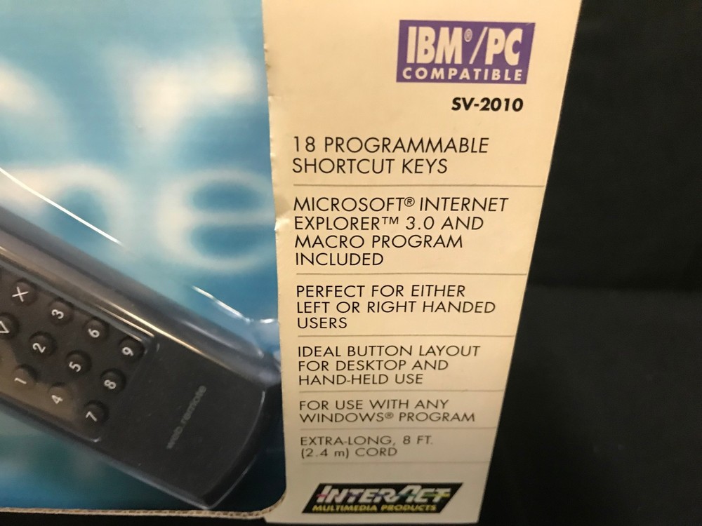 Internet Web Remote #SV-3010 ~ IBM / PC Compatible ~ NEW IN BOX