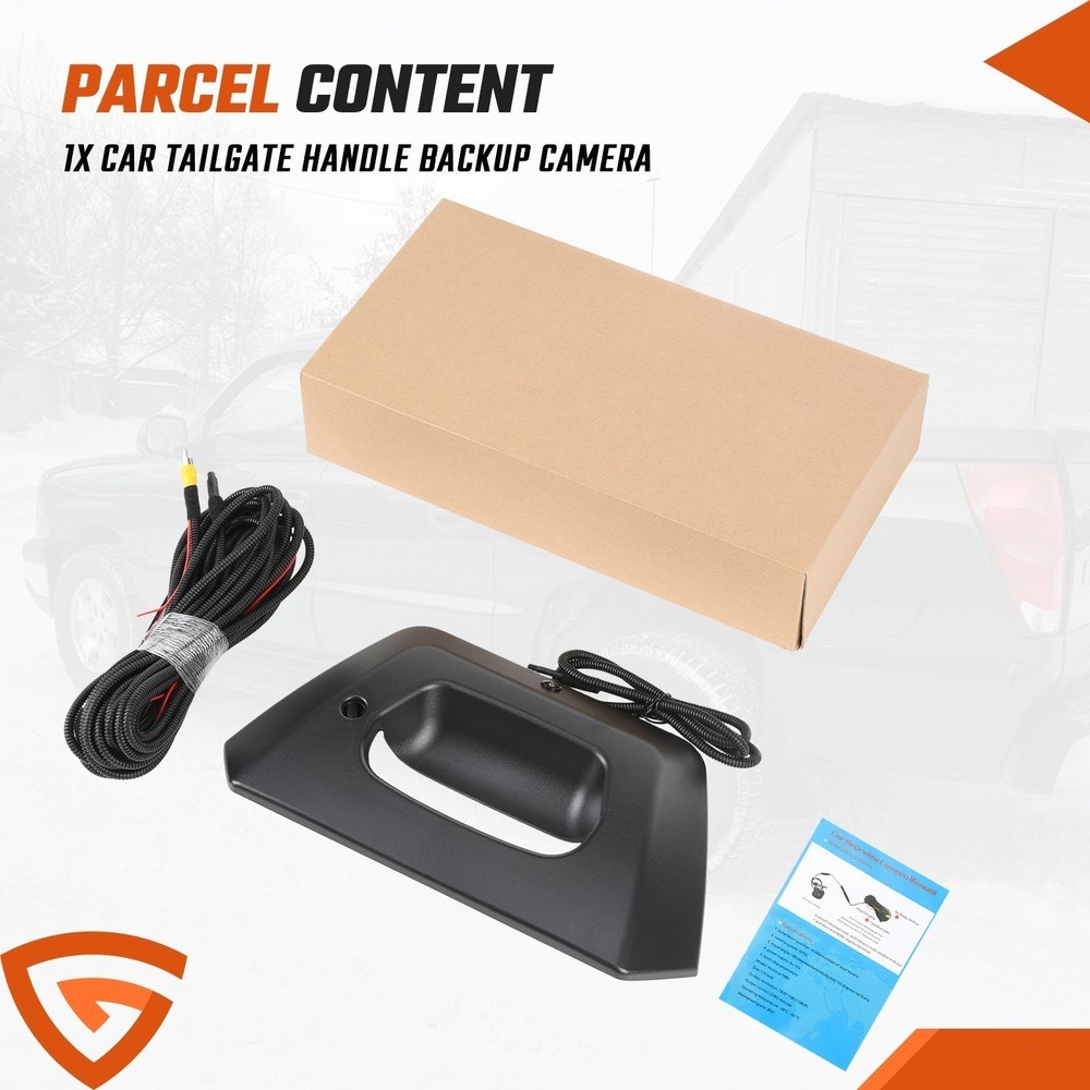 For Chevy Avalanche Cadillac Escalade 2002-2006 Tailgate Handle Backup Camera