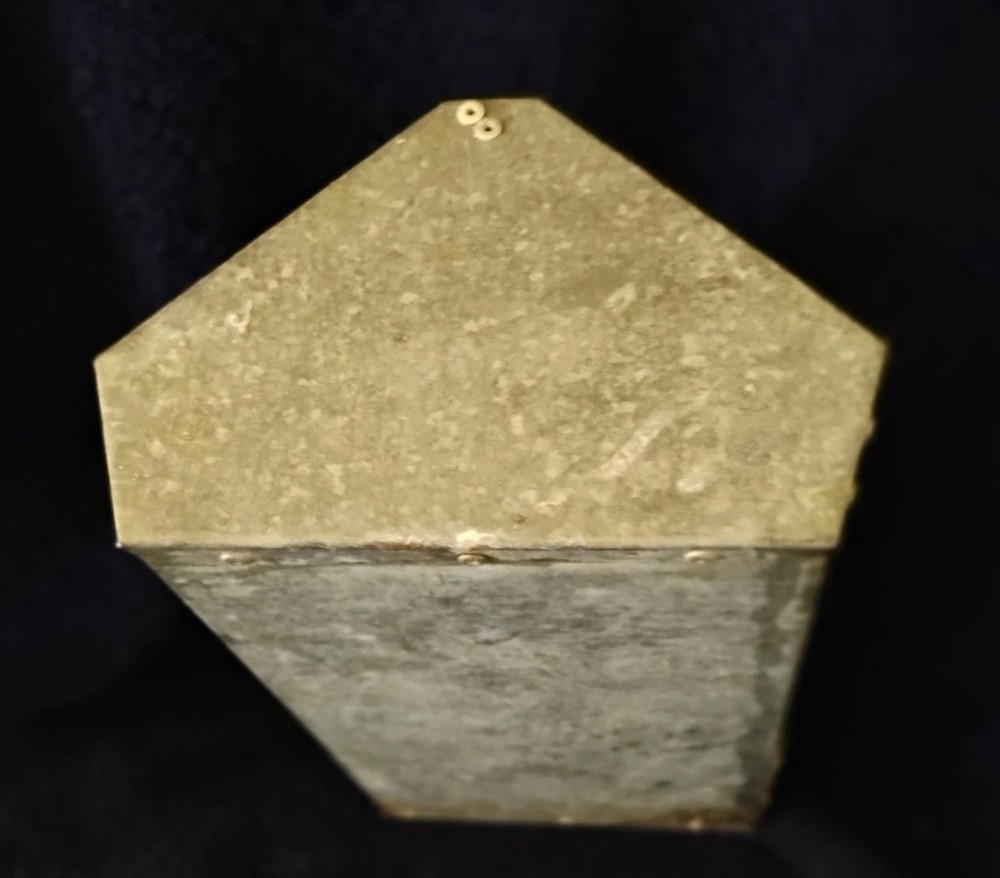 Vintage 1950’s Galvanized Metal Tool Box Insert Tote