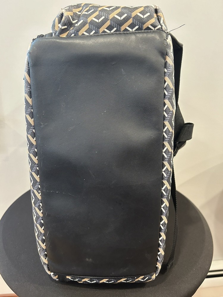 Skip Hop Deco Saffiano Diaper Backpack Black