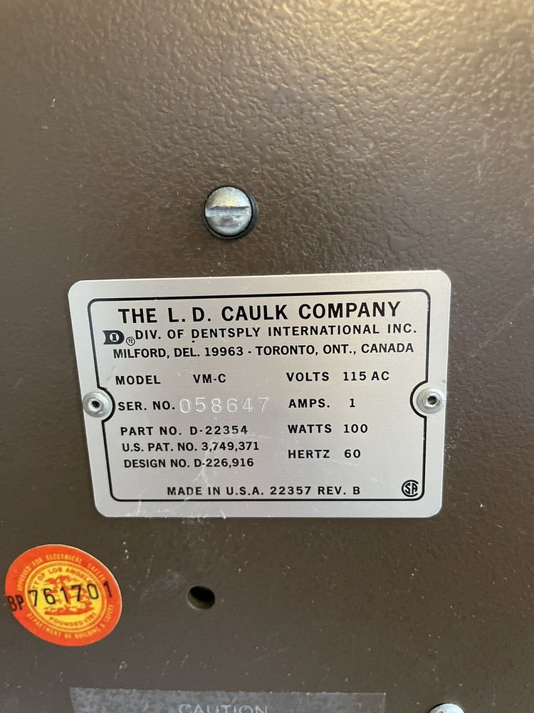 Dentsply Caulk Vari-Mix II Amalgamator