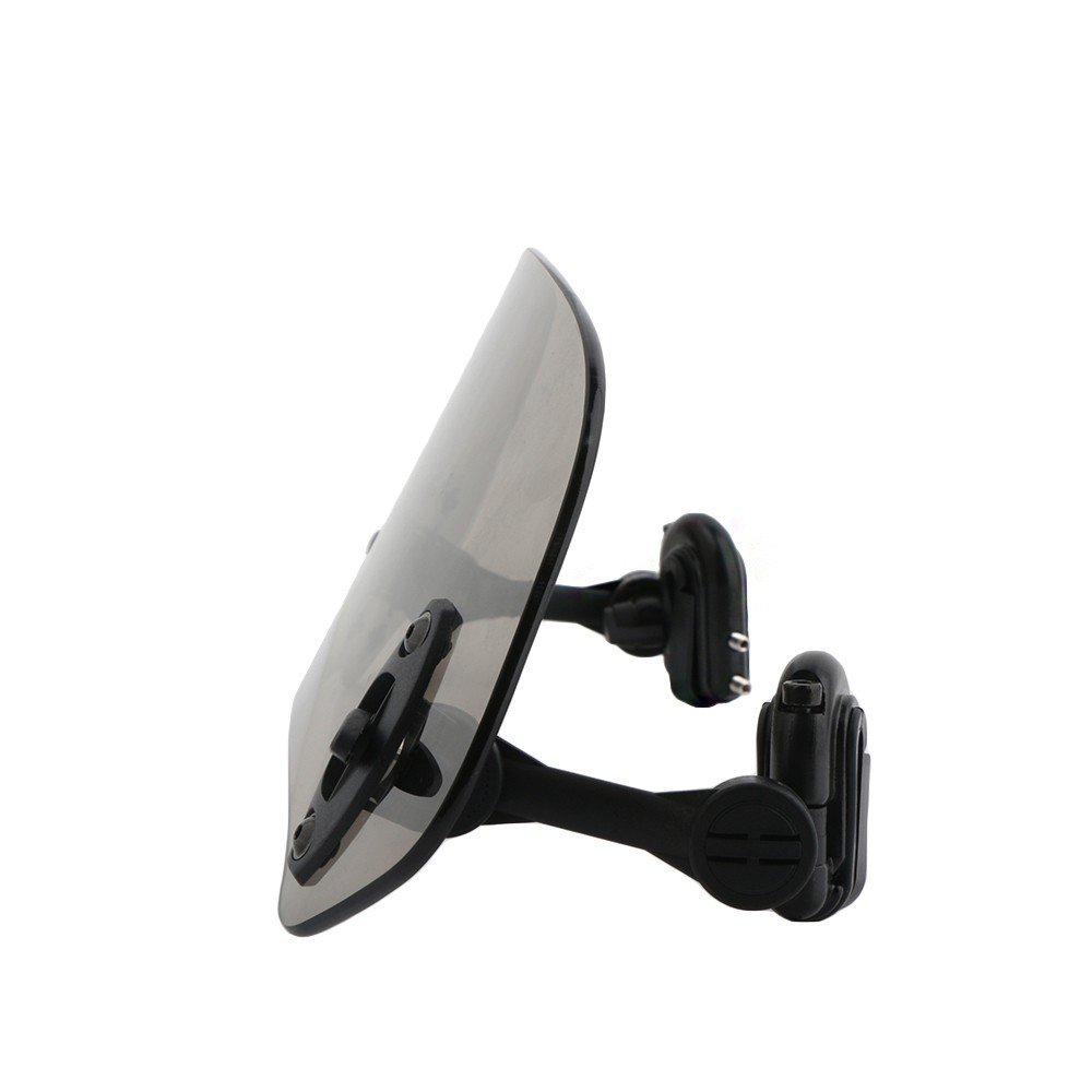 Universal Motorcycle Adjustable Clip On Windshield Extension Spoiler Deflector