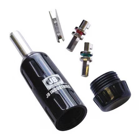 Jb Industries Shld-Multi Refrigerant Cap Lock Multi-Key, Black