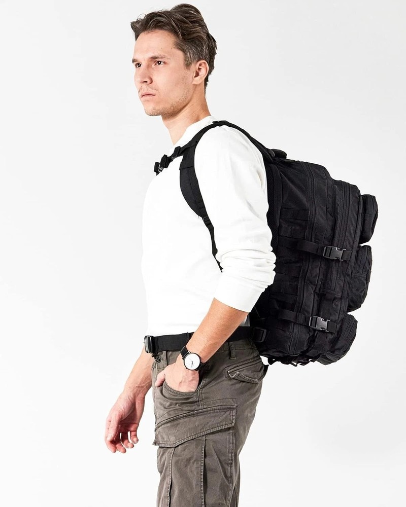 Heavy-Duty 50L Tactical Backpack - Adjustable Straps & Maximum Storage Capacity