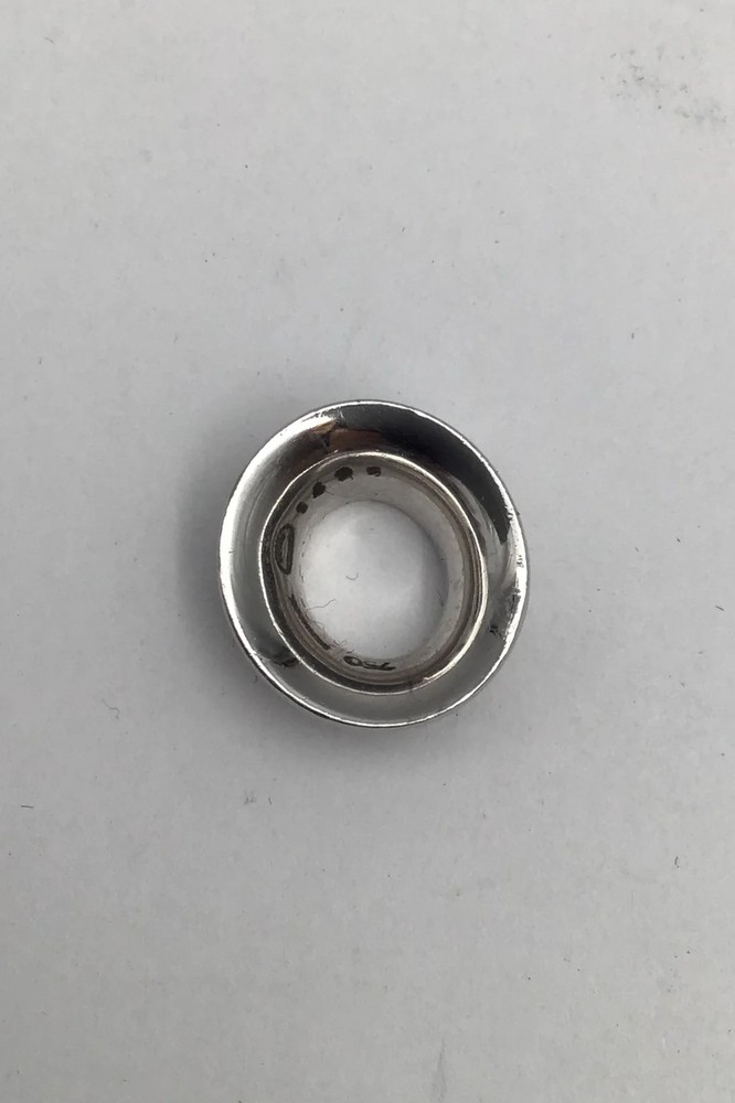 Georg Jensen 18K White Gold Pendant No 1495 Eclipse