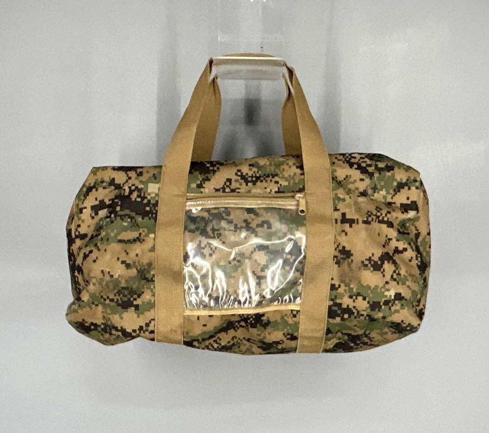 Code Alpha Tactical Gear USMC Camo Garment Bag Marine Military 2pc Set, EUC