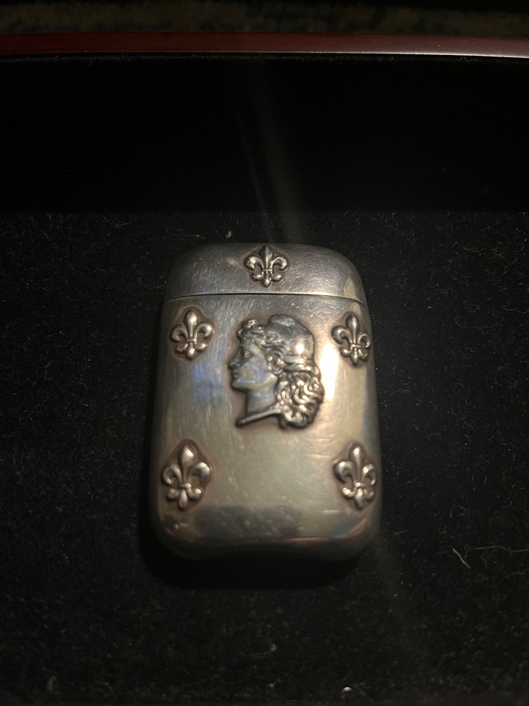 Antique Sterling Silver Vesta Match Safe