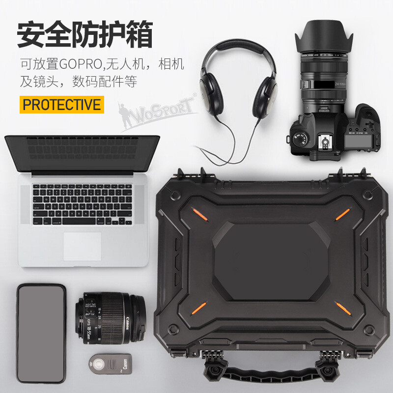 Portable Dustproof Waterproof Tactical Hard Case Tools Storage Box Carrying Case