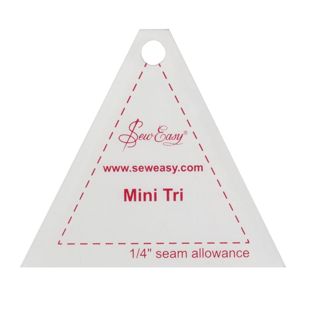 Sew Easy Mini triangle patchwork quilting template NL4153.13