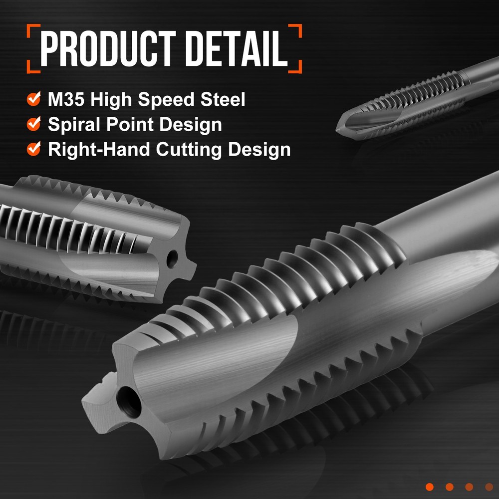 M5x0.8 Spiral Point Plug Threading Tap TICN Screw Tapping