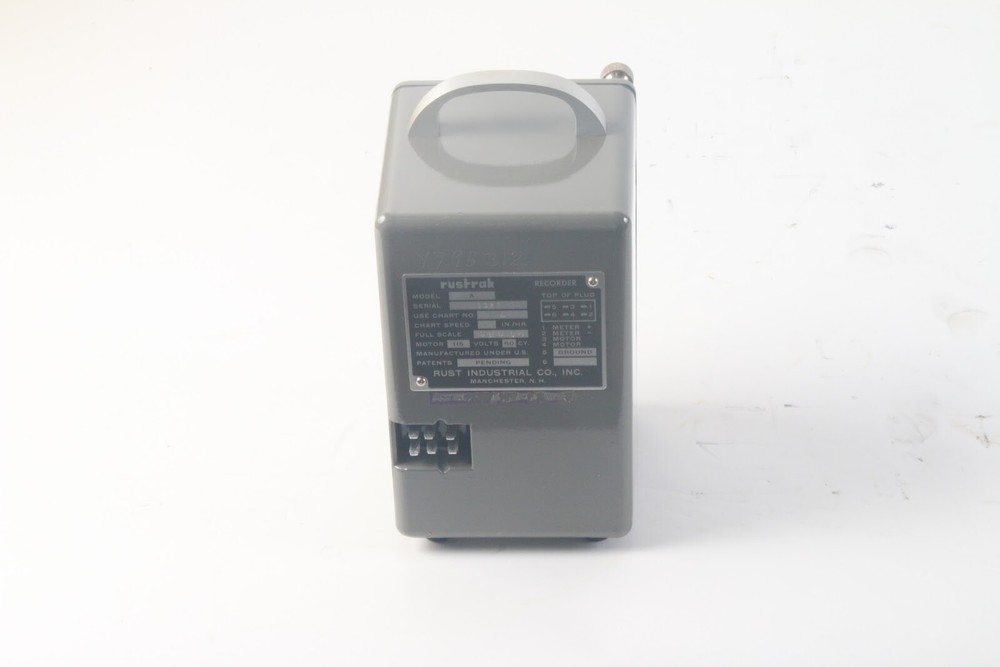 Rustrak Model A Chart Recorder Milliamperes 115V