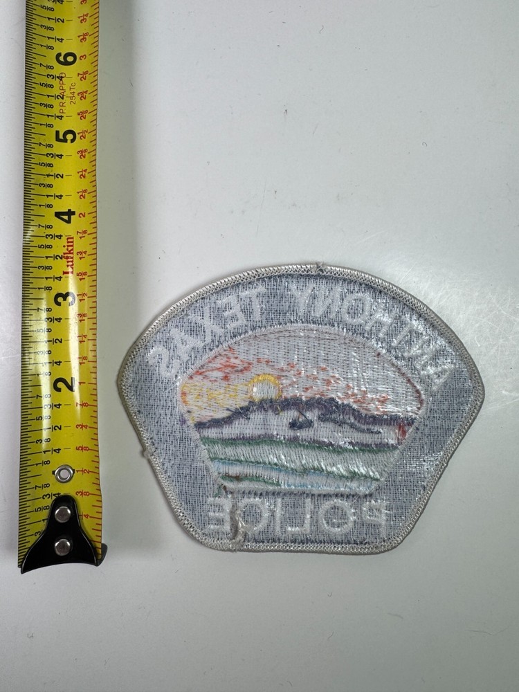 Anthony Police Texas TX Patch H4