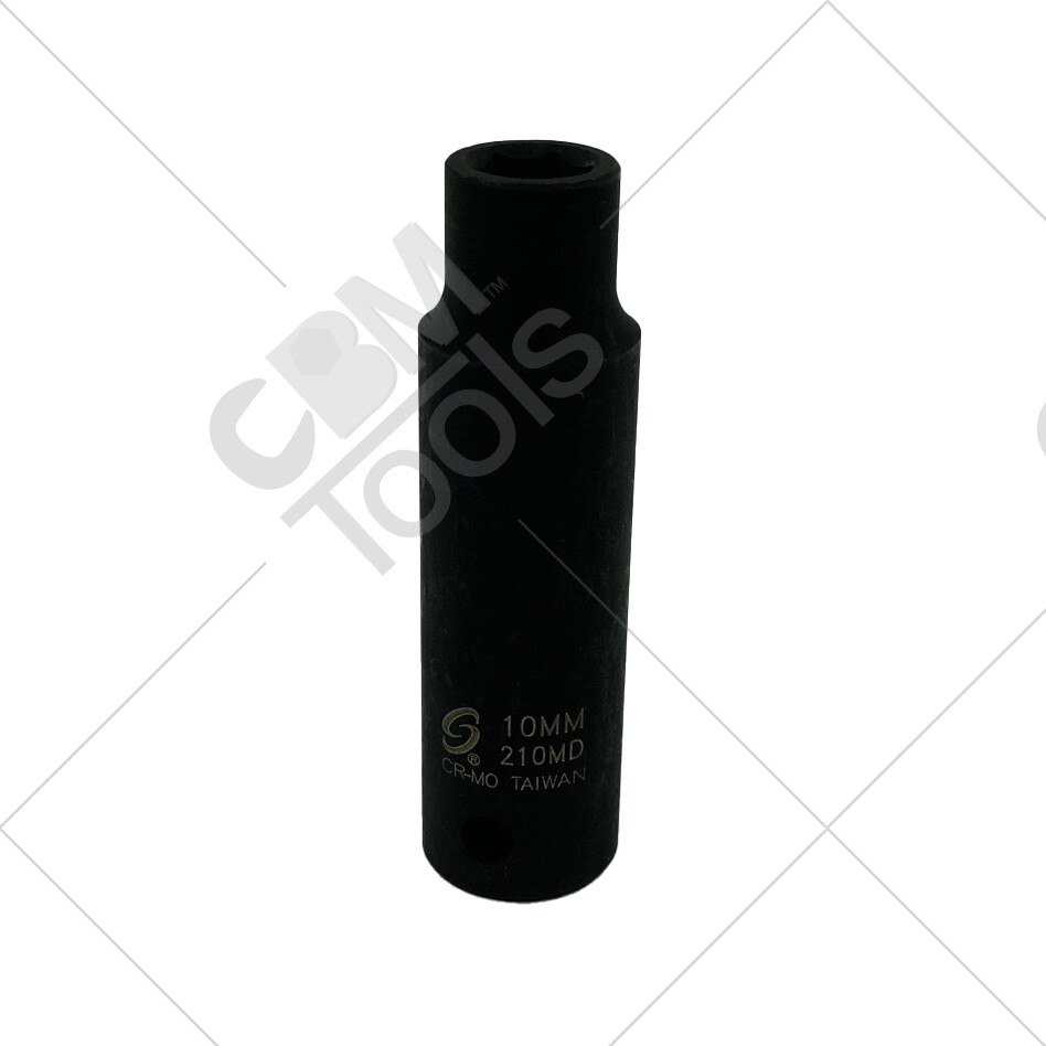 Sunex 210MD 1/2" Drive 10mm 6 Point Deep Impact Socket
