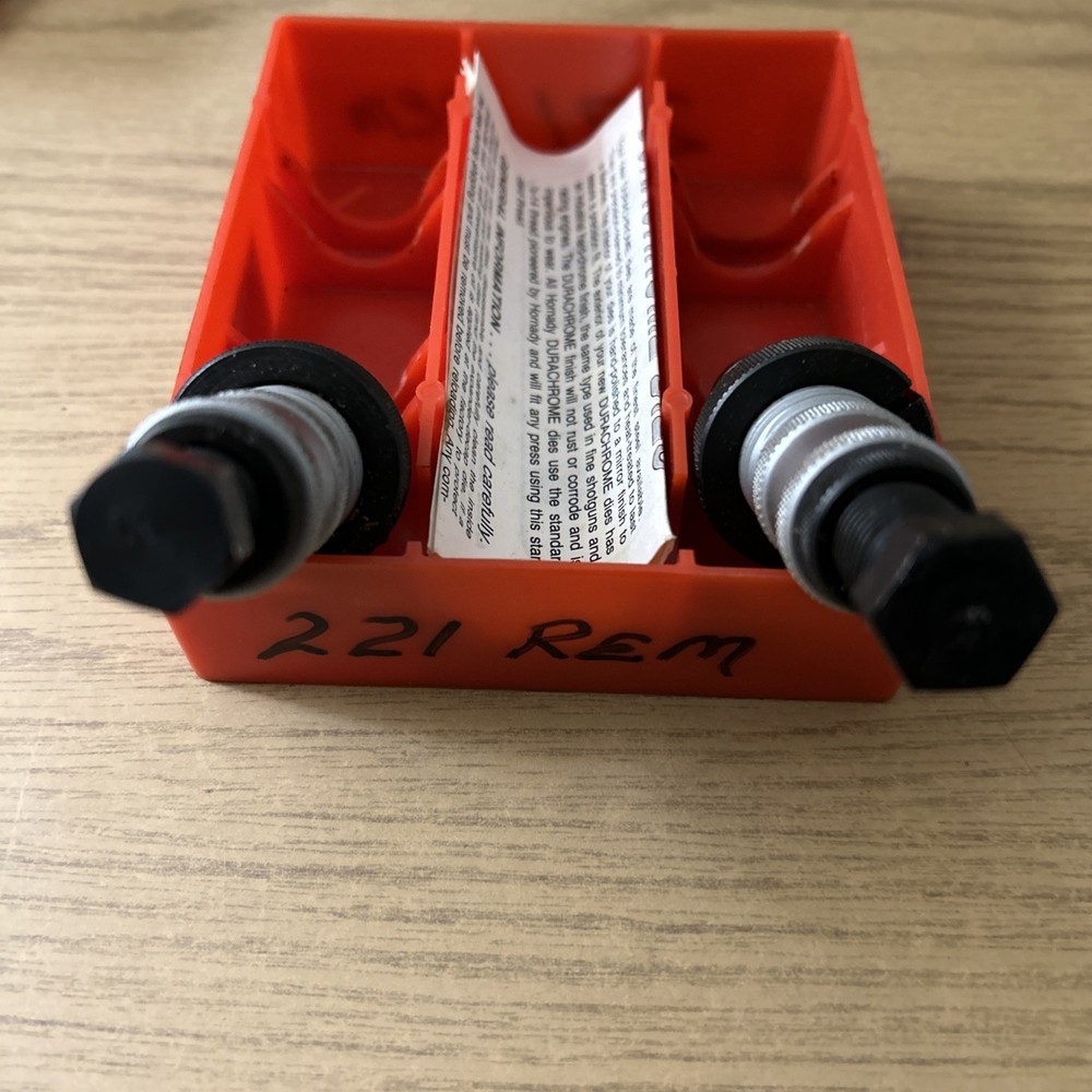PACIFIC DURACHROME .221 REMINGTON FL RELOADING DIE SET