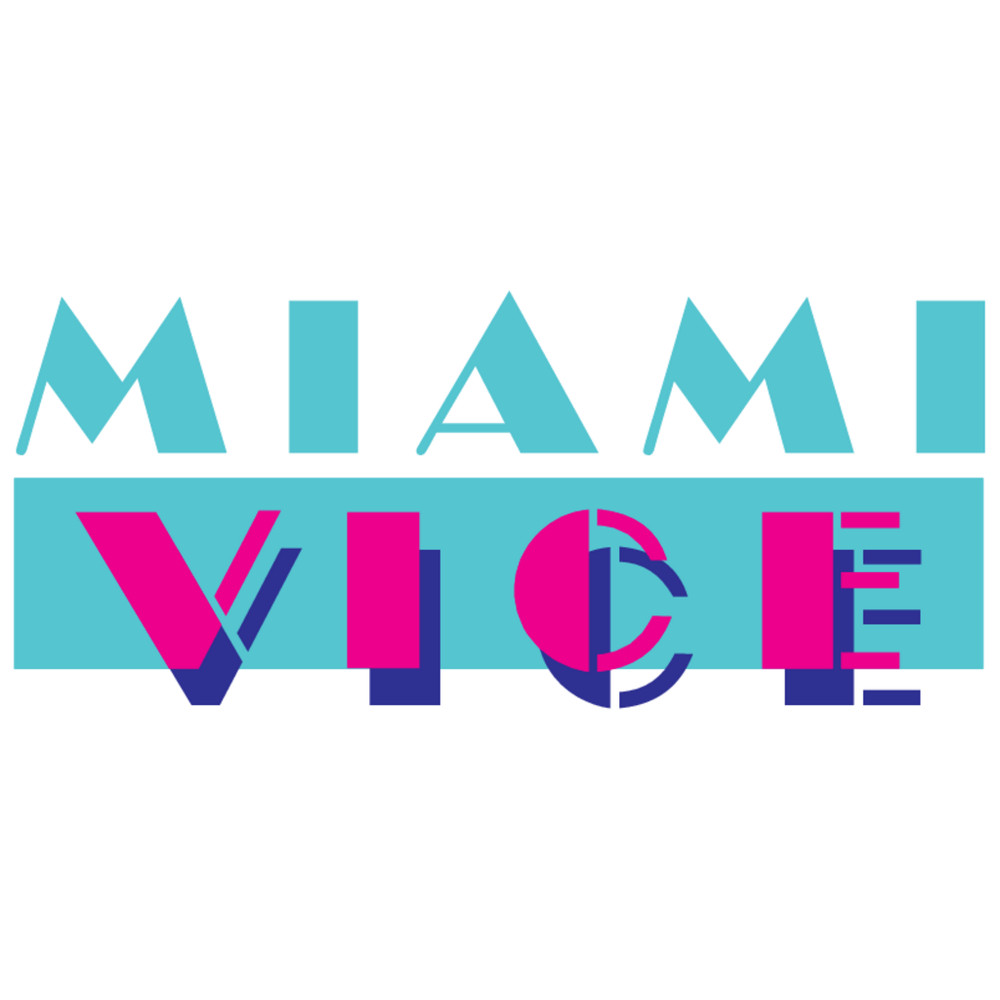 Miami vice Sticker Decal XV