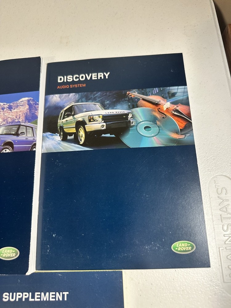 2004 Land Rover Discovery Owners Manual Set