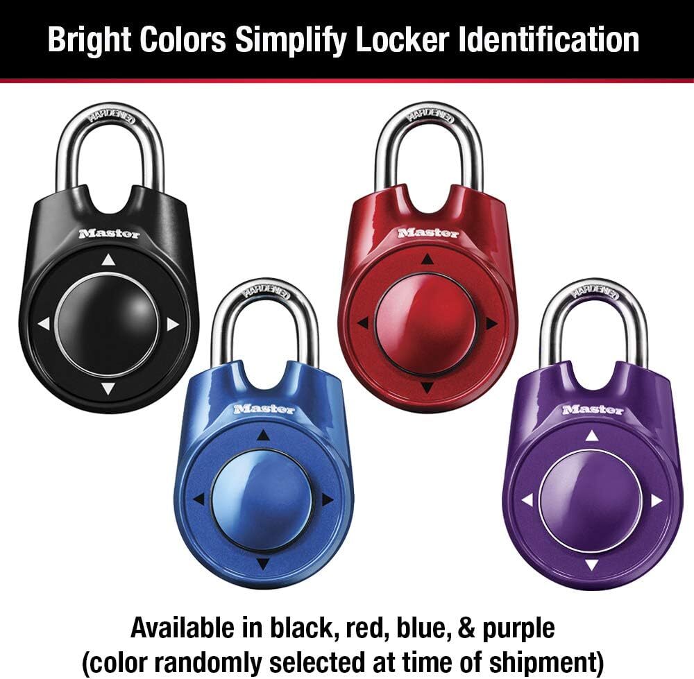 Master Lock Speed Dial Resettable Combination 1500iD Directional Movement- 1 Ct