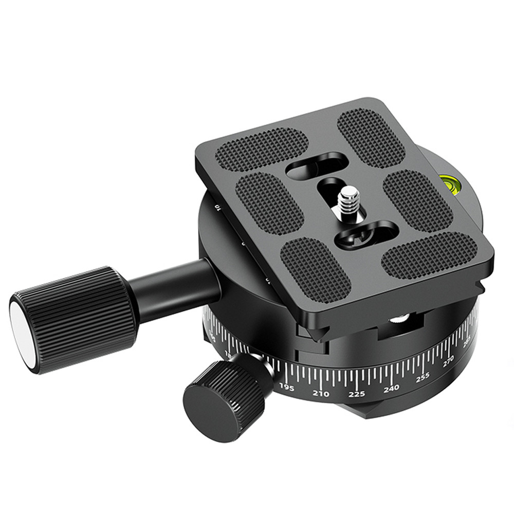 360° Panorama Quick Release Plate Clamp with Quick Release Plate for DSLR Camera