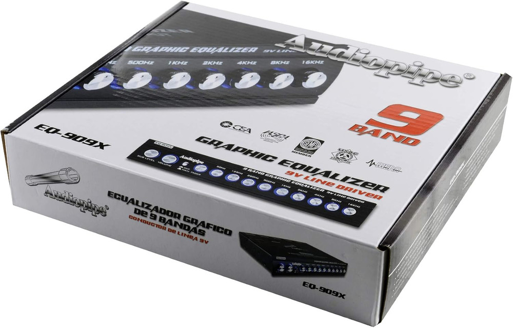 9 Band Graphic Equalizer with 9 V LINE Driver (EQ-909X)