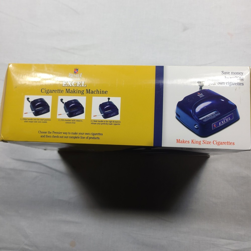 Premier Excel Rolling Machine (King) manual tabletop cigarette injector NEW