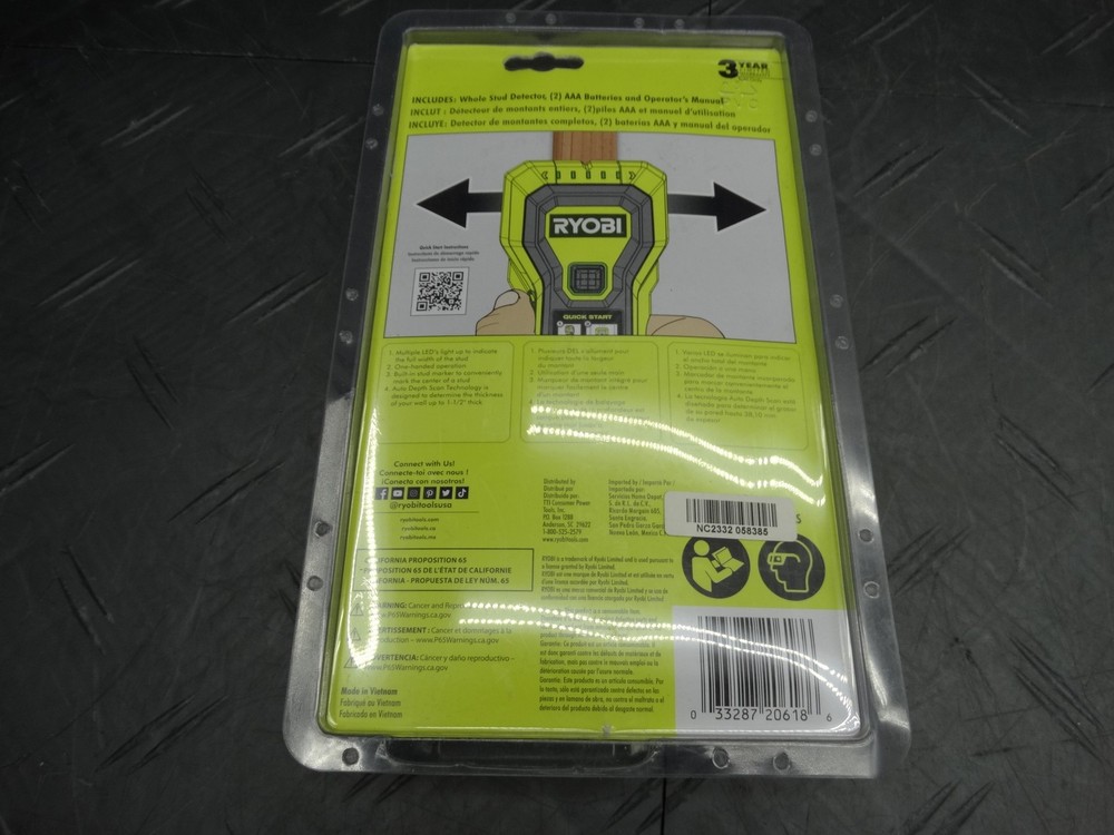 RYOBI Whole Stud Finder ESF5002