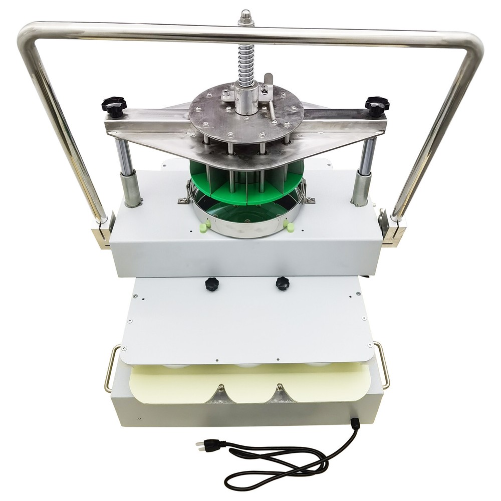 14 Blocks Desktop Dough Cutter Rounding Machine 110V Dough Rounder Dough Rollers