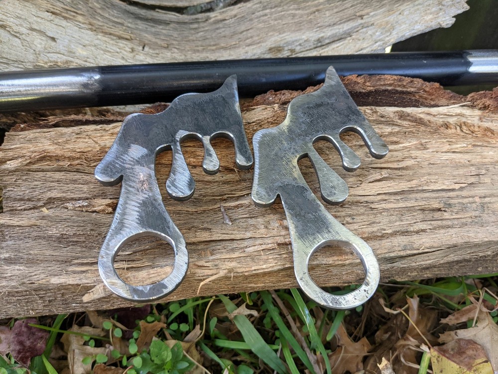 Bbq pit handle (drip)