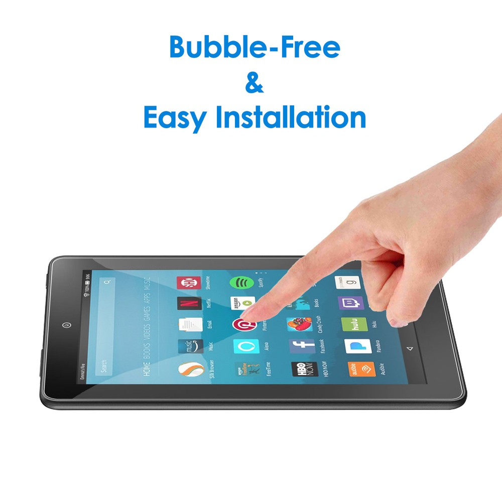 JETech Screen Protector for Amazon Fire HD 8 (2018, 2017 and 2016 Model)