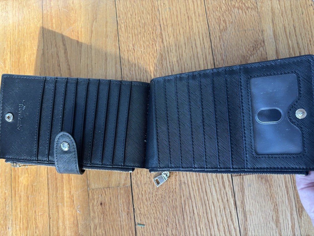 Black Wallet Binder Book