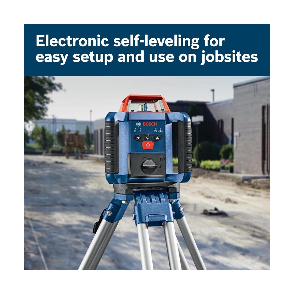 Bosch Revolve2000 GRL2000-40HK-RT Self-Leveling Horizontal Rotary Laser Kit