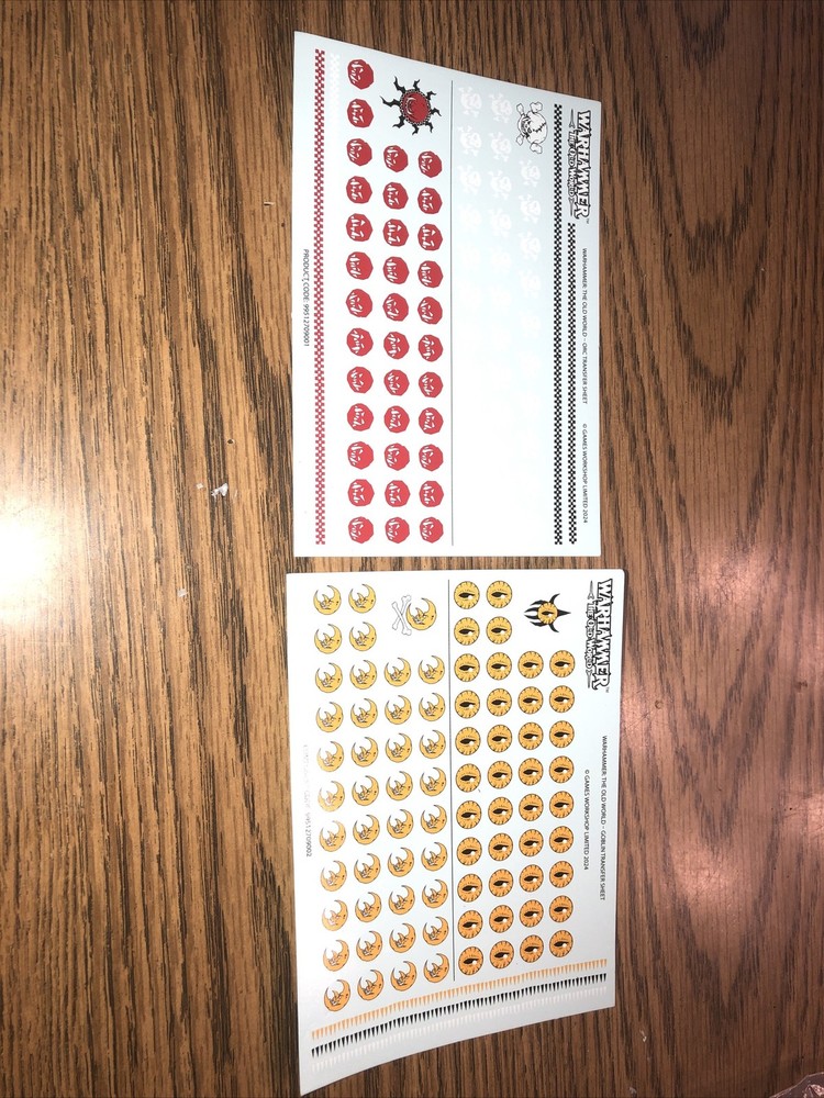 Warhammer Old World Ork Decals