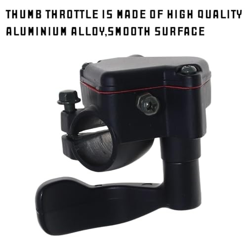 zipelo Thumb Throttle Cable, 7/8'' 22mm Accelerator Control Handle Assembly,