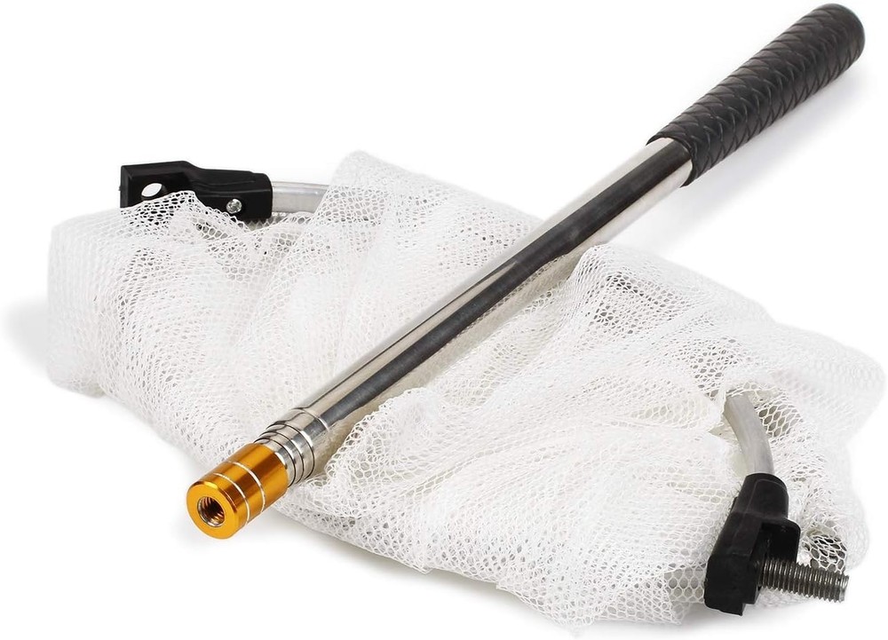 Professional Quality Insect Catching Net: 12" Ring, 59" Adjustable Handle