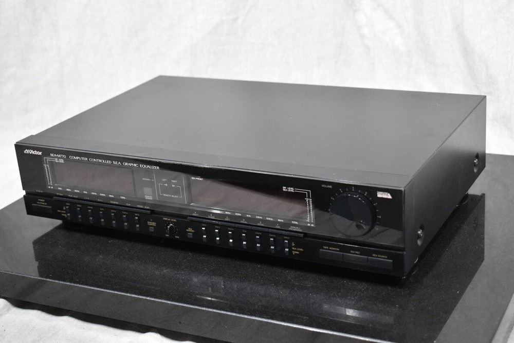 VICTOR SEA-M770 Graphic Equalizer Spectrum Analyzer Working Confirmed