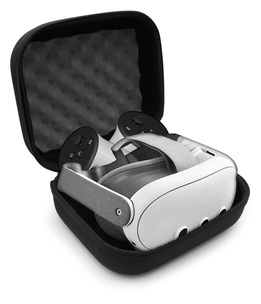 CM Carry Case For Meta Quest 3 VR Headset and Controllers, Virtual Reality Bag