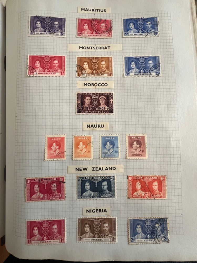George VI 1937 Commonwealth Coronation Issues 45+ Countries & Territories