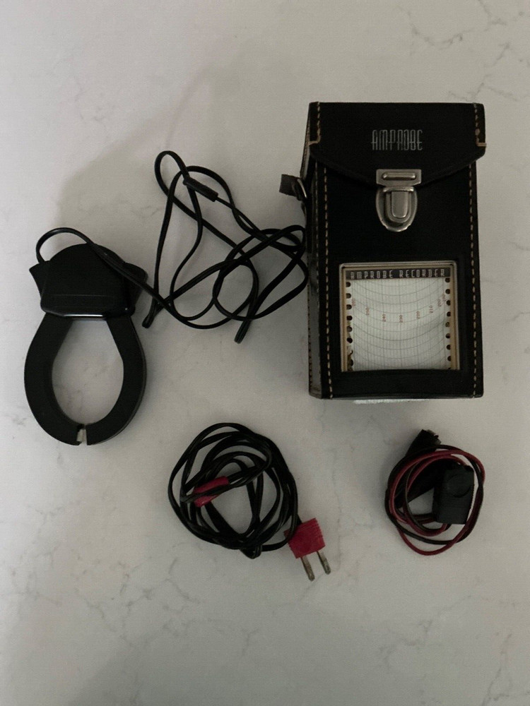 Vintage Amprobe recorder with accessories