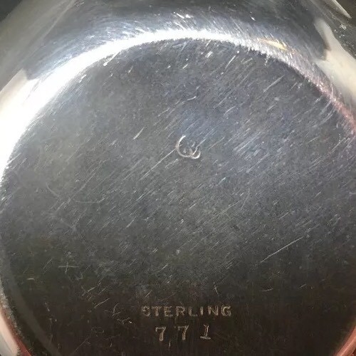 Sterling Silver Tea Caddy Modern Octagonal Form American
