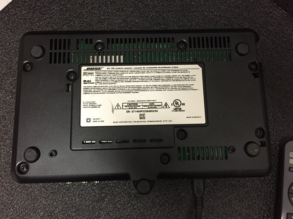 BOSE AV130 Control Console { POWER TEST ONLY }