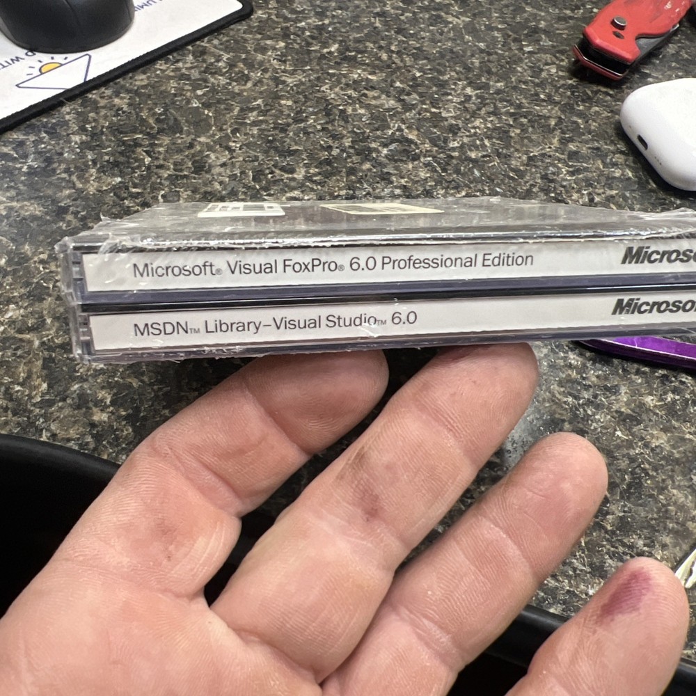 Microsoft Visual Fox Pro Professional Edition Version 6.0 Factory Sealed