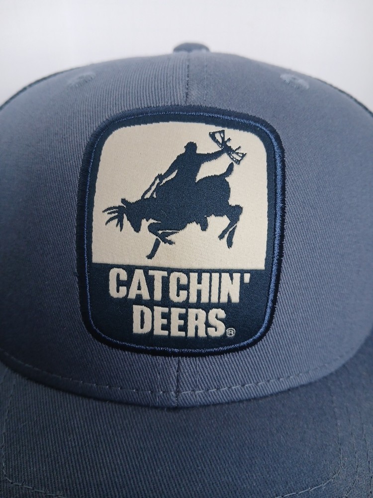 Hat Snapback Catchin' Deers Giddy Up Hat Blue NWT