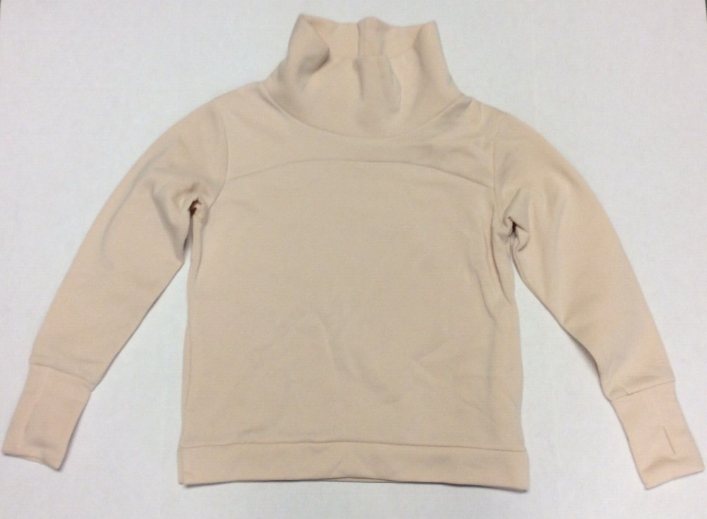 West Loop Women's Cowl Neck Pullover Sweater Cream Size Medium Sweatshirt