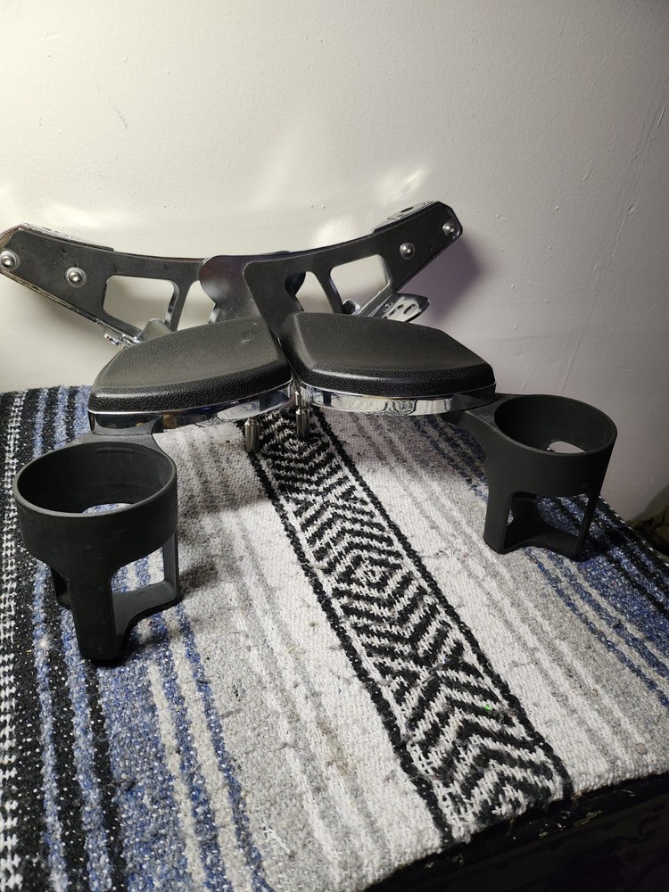 Motorcycle Rear Passenger Armrests With Cupholders Pre-owned