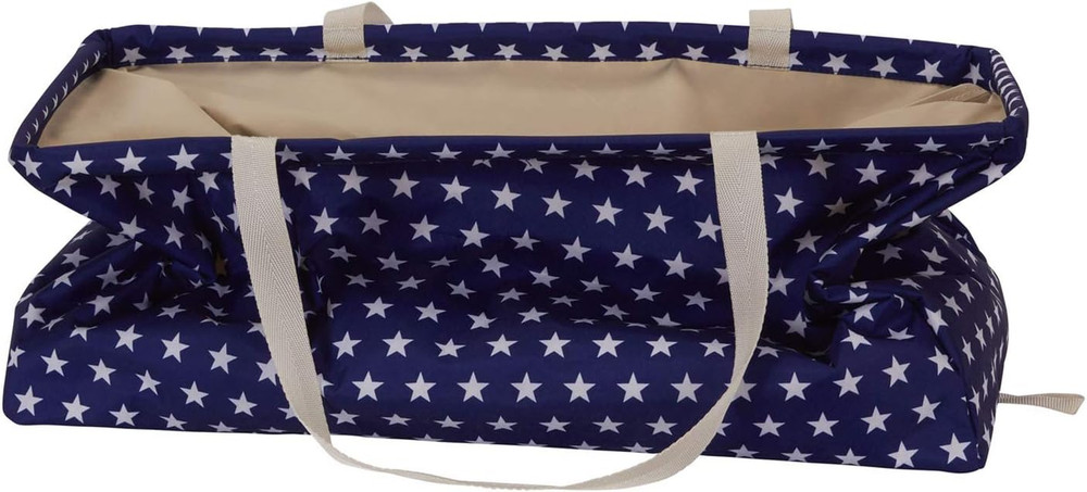 Blue with White Stars Krush Container All-Purpose Utility Tote