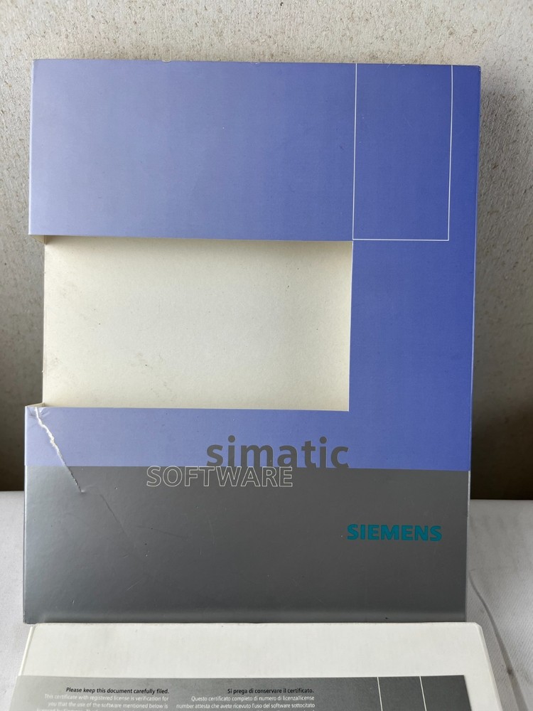 Siemens SIMATIC STEP 7 Basic V10.5 Engineering Software DVD Single License NOS