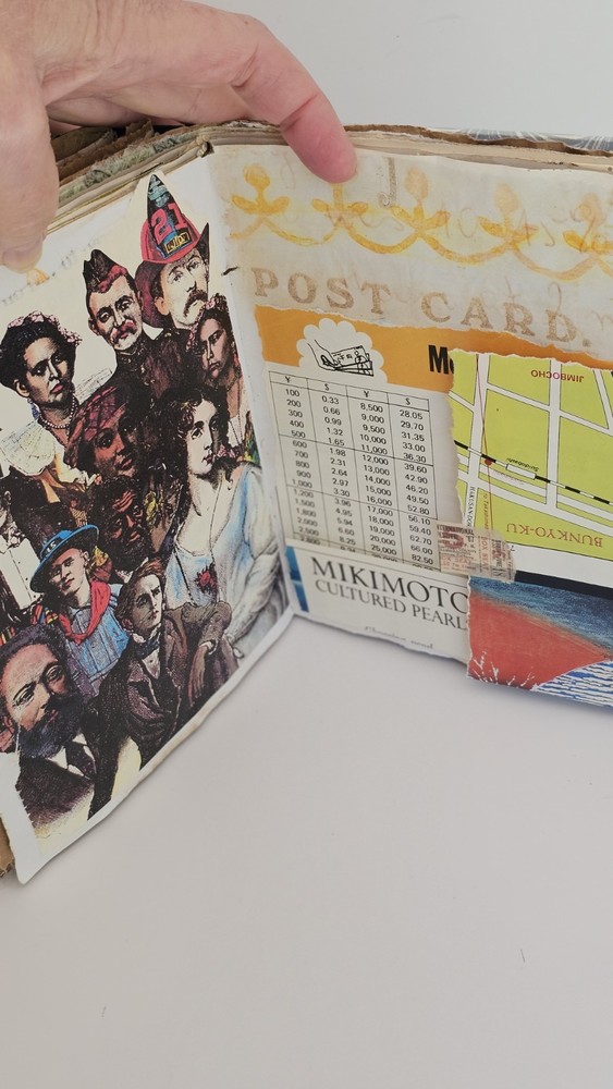 Handmade Junk Journal Travel Theme Book