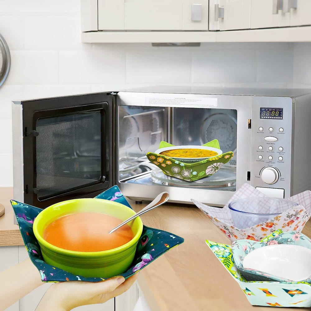 Bowl Cozy Template 3 Sizes, Pattern Cutting 3PCS, White